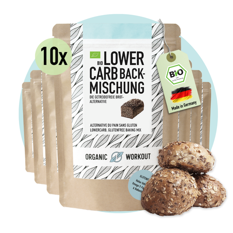 LOWER-CARB* BACKMISCHUNG – für Brötchen, Bagel & Brot-Alternative
