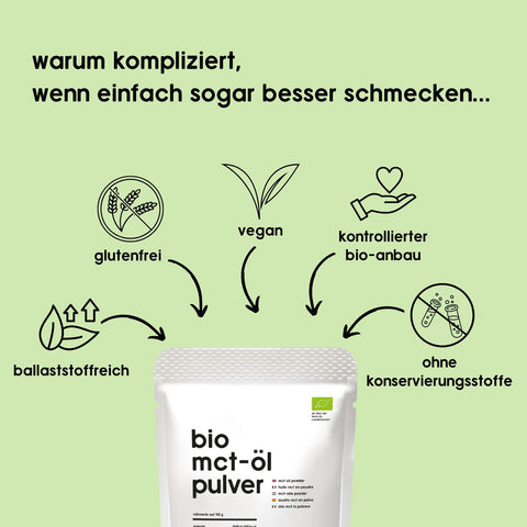 Bio Premium MCT-Öl-Pulver 400g