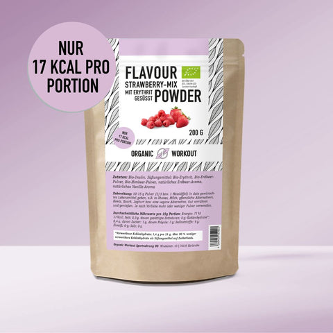 Bio Strawberry-Mix Flavour Powder