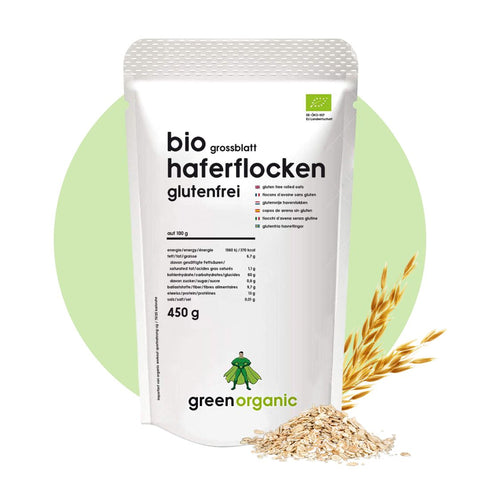 Bio glutenfreie Großblatt Haferflocken - 450g