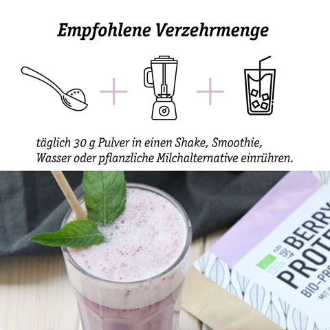 Probe Red Berry BEAUTY SHAKE mit Bio-Wheyprotein + Collagen + Vitamin C – 30 g