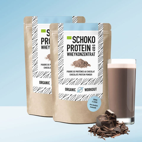 Bio Schoko-Proteinpulver aus Whey-Konzentrat