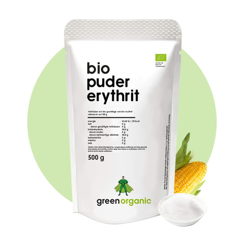 Bio Premium Puder-Erythrit – 190 g