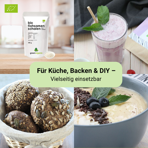 Bio Premium Flohsamenschalen 99% – 500 g