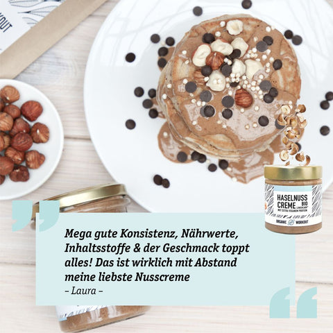ABVERKAUF Bio Haselnusscreme mit veganem Protein