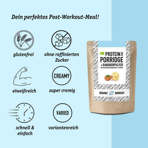 AUSVERKAUF Bio Protein Porridge Banane-Vanille