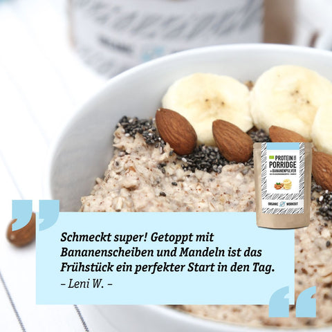 AUSVERKAUF Bio Protein Porridge Banane-Vanille