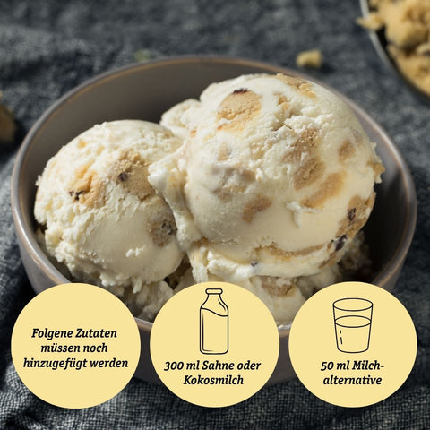 EIS-BUNDLE MIT CRUMBLE-TOPPING – Lower-Carb* + Keto + Bio + Creamy