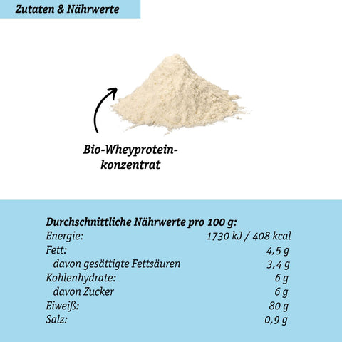 Bio Whey Protein Konzentrat - neutral