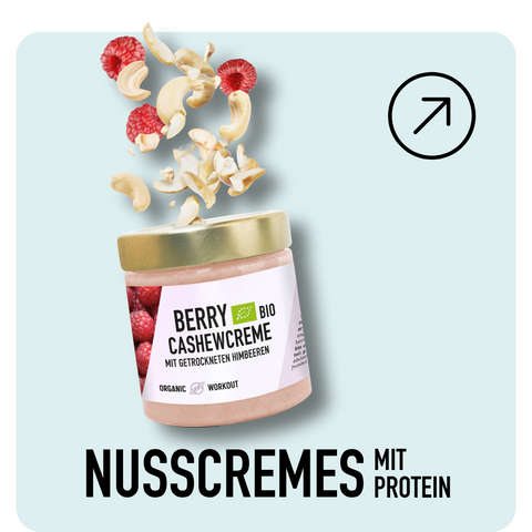 Nusscremes mit Protein