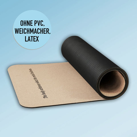 Ausverkauf Trainings-Matte mit Kork-Auflage