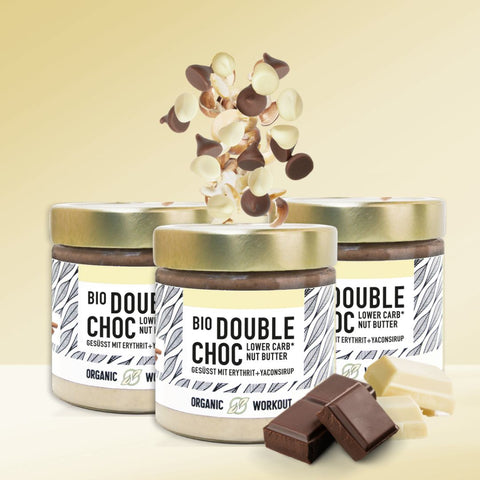 Cremige Bio Double Choc Nusscreme