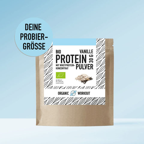 Probe Bio Vanille-Proteinpulver aus Wheyproteinkonzentrat – 30 g