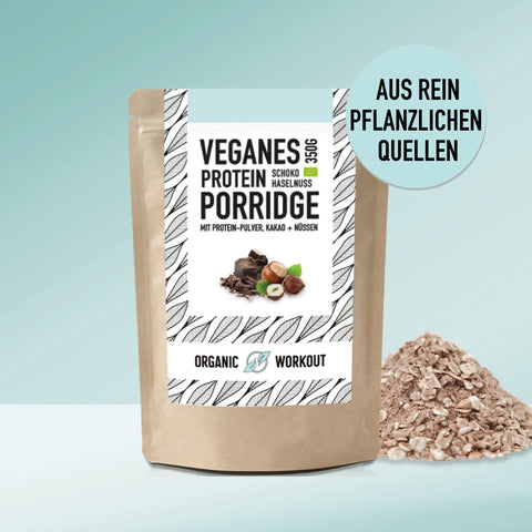Bio Protein Porridge Schoko-Haselnuss vegan