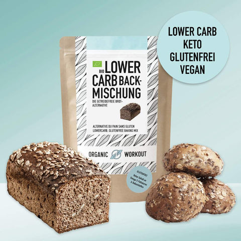 LOWER-CARB* BACKMISCHUNG – für Brötchen, Bagel & Brot-Alternative