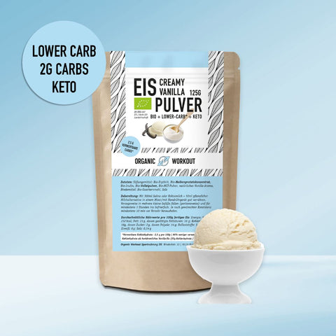 LOWER-CARB VANILLE EIS - KETO-FREUNDLICH