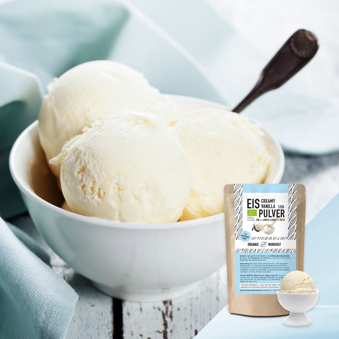 LOWER-CARB VANILLE EIS - KETO-FREUNDLICH – Organic Workout Online Shop LOWER-CARB VANILLE EIS - KETO-FREUNDLICH – Organic Workout Online Shop