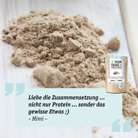 Bio Vegan Shake Schokolade-Banane mit Protein aus Pflanzlichen Quellen