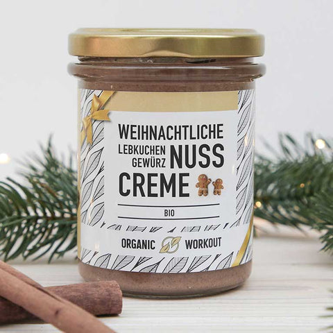 Bio Weihnachtliche Nusscreme mit Lebkuchengewürz (limitierte Sonderedition)