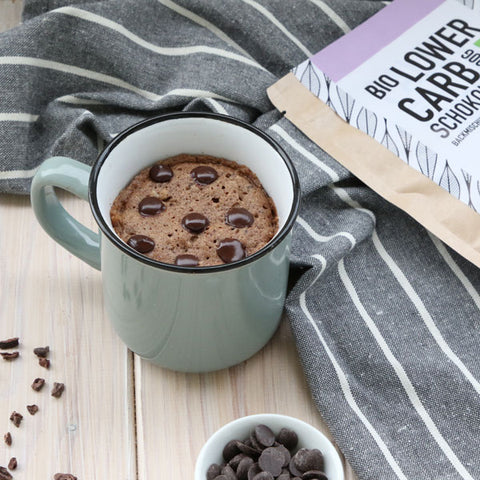 50 g Bio Lower-Carb* Schokokuchen Mug-Cake-Mix