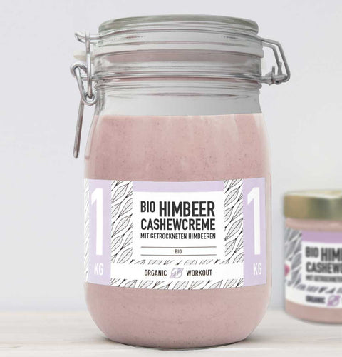 Streng limitierte Edition! 1 kg Bio Himbeer-Cashew-Creme