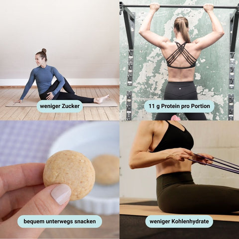 Salty Peanut NomNoms (Protein-Bites) – bio, vegan mit extra Protein