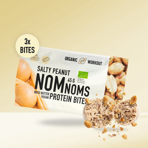 Salty Peanut NomNoms (Protein-Bites) – bio, vegan mit extra Protein