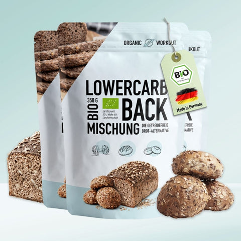 LOWER-CARB* BACKMISCHUNG – für Brötchen, Bagel & Brot-Alternative