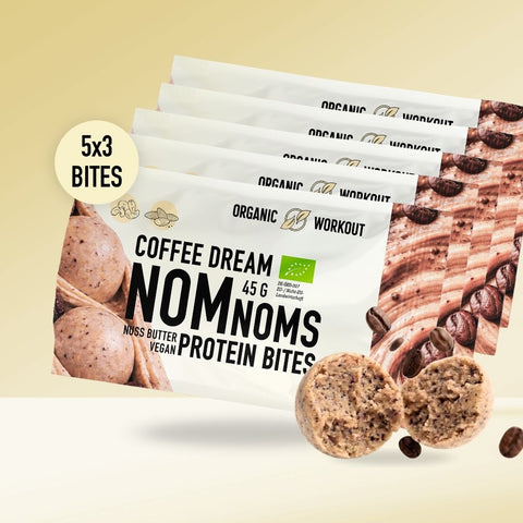 Coffee Dream NomNoms - Protein Bites – Bio, vegan mit Bio-Erythrit und Bio-Erbsenprotein