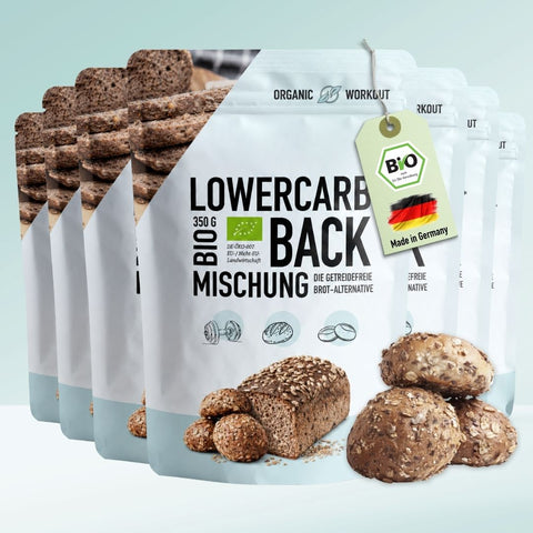 LOWER-CARB* BACKMISCHUNG – für Brötchen, Bagel & Brot-Alternative