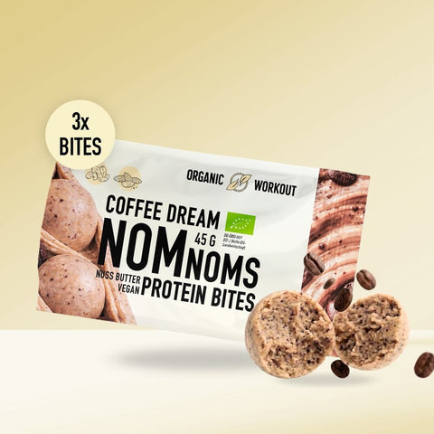 Coffee Dream NomNoms - Protein Bites – Bio, vegan mit Bio-Erythrit und Bio-Erbsenprotein