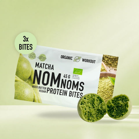 Matcha NomNoms - Protein Bites – Bio, vegan mit Bio-Erythrit und Bio-Erbsenprotein