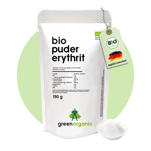 Bio Premium Puder-Erythrit – 190 g