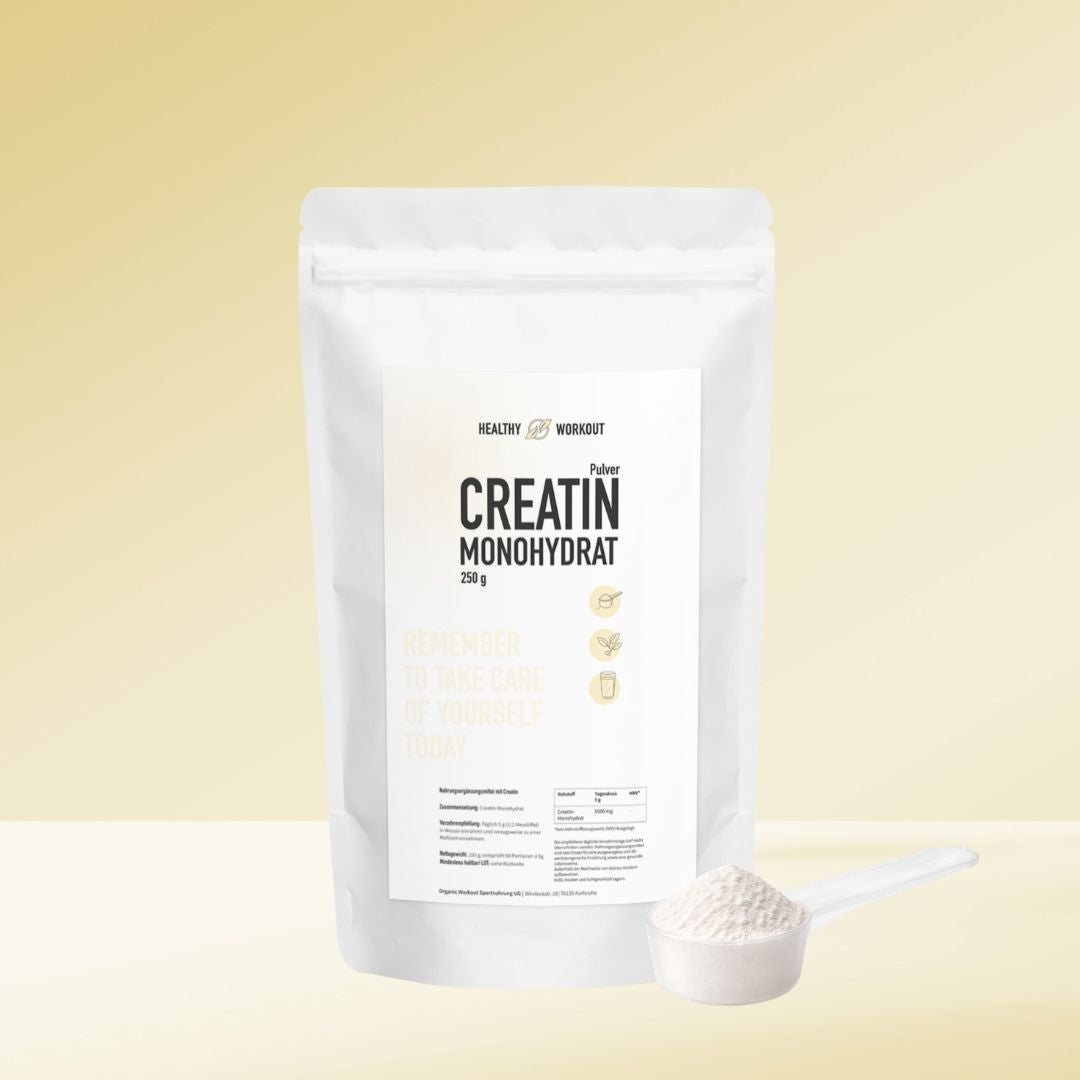 Creatin Monohydrat (Pulver) 250 g – Organic Workout Online Shop