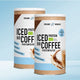 Bio-Zutaten des Iced Coffee Protein Pulvers im Überblick: Bio-Kaffee, Bio-Milcheiweiß, Mönchsfruchtextrakt und mehr