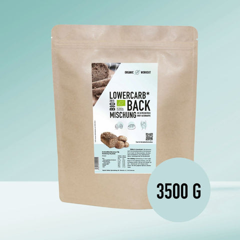 LOWER-CARB* BACKMISCHUNG – für Brötchen, Bagel & Brot-Alternative