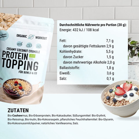 Protein-Crumble Creamy Coconut (200 g)