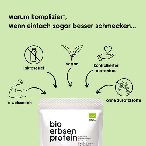 Bio Premium Erbsenprotein 500 g
