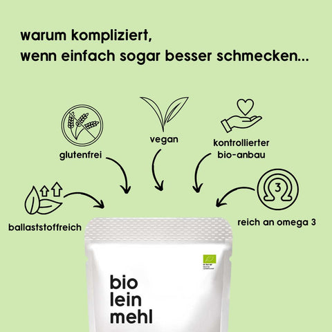 Bio Premium Leinmehl 750 g
