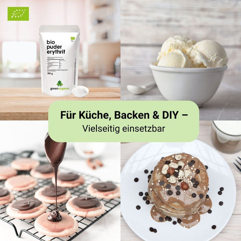Bio Premium Puder-Erythrit – 190 g