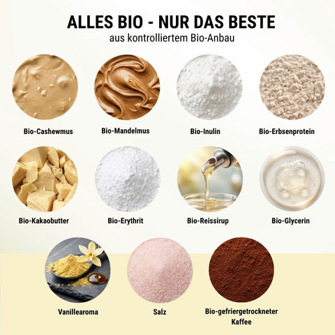 Coffee Dream NomNoms - Protein Bites – Bio, vegan mit Bio-Erythrit und Bio-Erbsenprotein