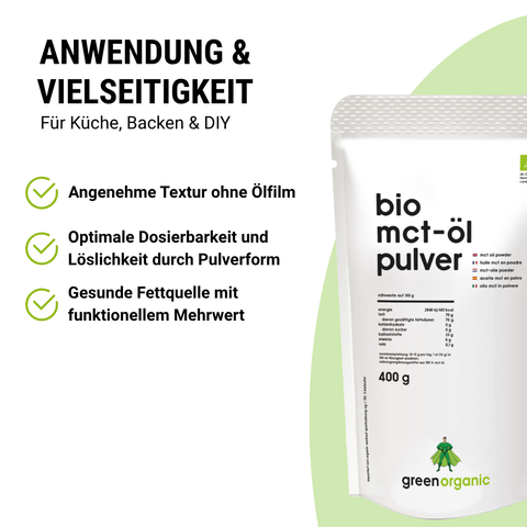 Bio Premium MCT-Öl-Pulver 400 g