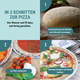Lower-Carb* Pizza Backmischung für zwei glutenfreie, vegane Pizzaböden