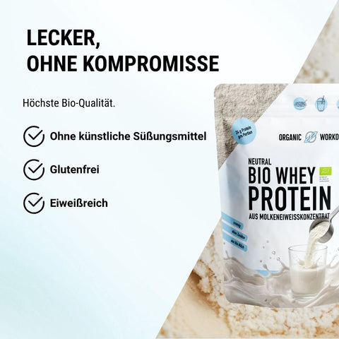 Bio Whey Protein Konzentrat - neutral