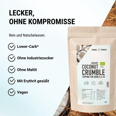 Protein-Crumble Creamy Coconut (200 g)