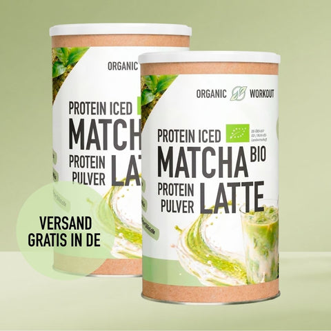Bio Iced Matcha Latte Protein Pulver - 300 g