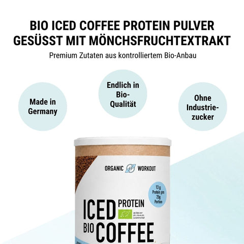 Bio Iced Coffee Protein Pulver - 300 g