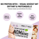 Creamy White Hazelnut NomNoms (Protein-Bites) –  bio, vegan und mit Erbsenprotein