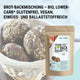 Vegane Bio Backmischung mit Gemüse, die proteinreiche, lower-carb* Brot-Alternative