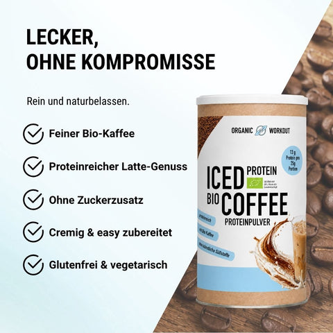 Bio Iced Coffee Protein Pulver - 300 g